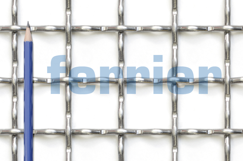Ferrier alum 1" x 1" x .125 weavemesh