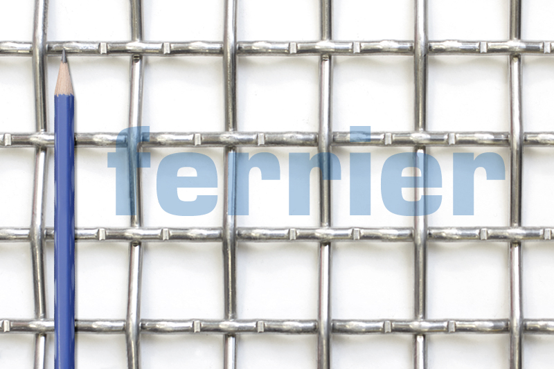 Ferrier alum 3/4" x 3/4" x .125 weavemesh