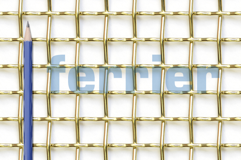 Ferrier brass 2 x 2 mesh x .080 weavemesh