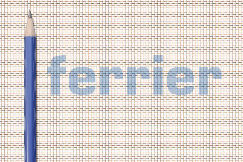 Ferrier bronze insect screen